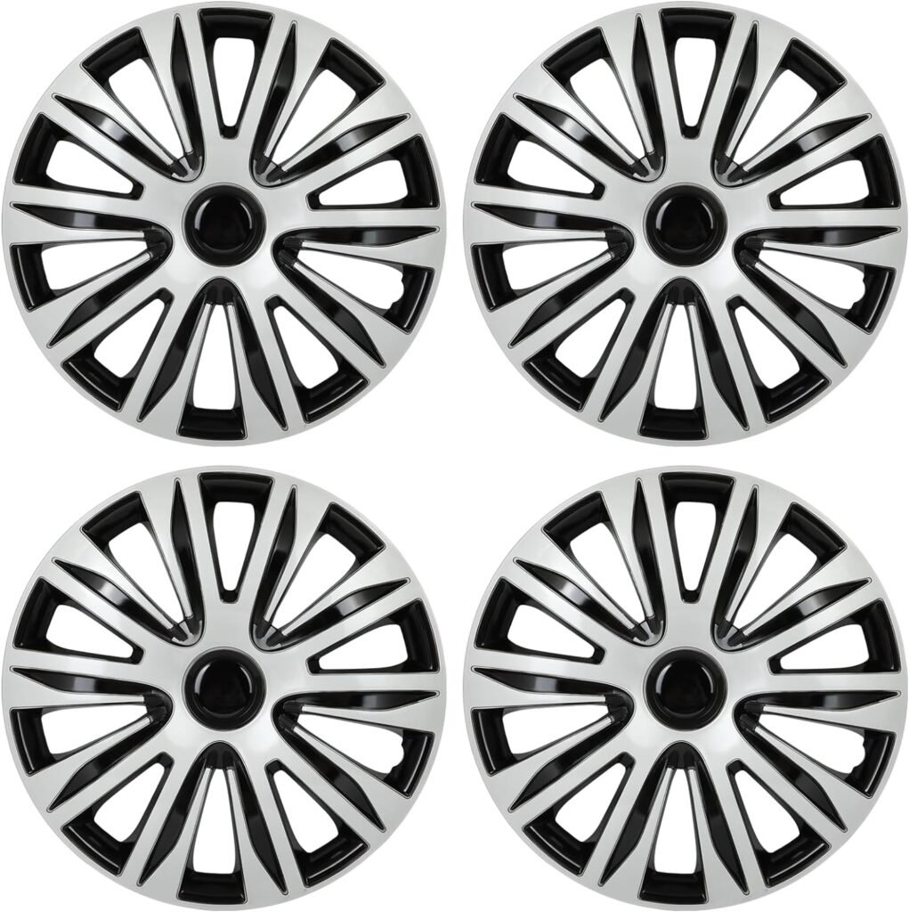 ECCPP Wheel Cover 15 Inch Hubcap Wheel Hub Caps OEM Rim Protectors Cover (Set of 4)