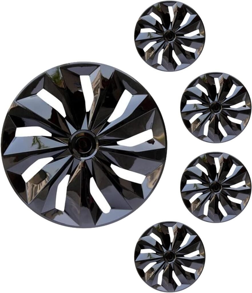 Hubcap Wheel Cover Replacement R15 Hub Caps Universal Wheel Rim Cover ABS Material Exterior Accessories for Car Trunk SUV -Set of 4