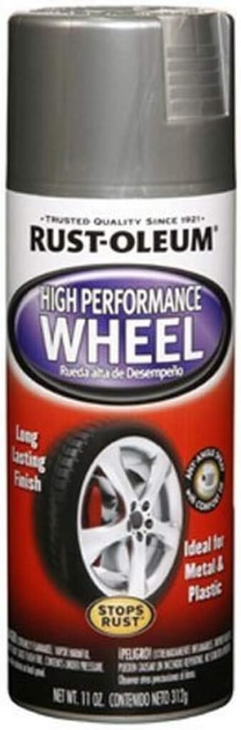 Rust-Oleum 248928 High Performance Wheel Spray Paint, 11 oz, Matte Black