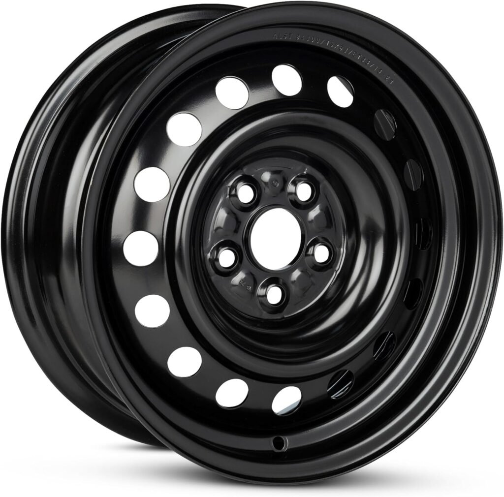 For 2009-2020 Toyota Corolla 15 Inch Painted Black Rim - OE Direct Replacement - Road Ready Car Wheel
