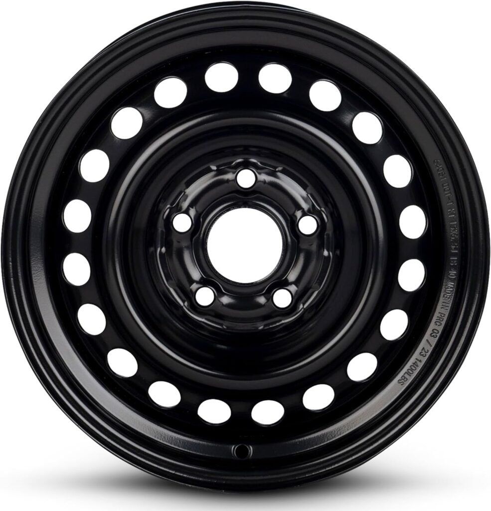 For 13-15 Honda Civic 15 Inch Black Steel Rim - OE Direct Replacement - Road Ready Car Wheel