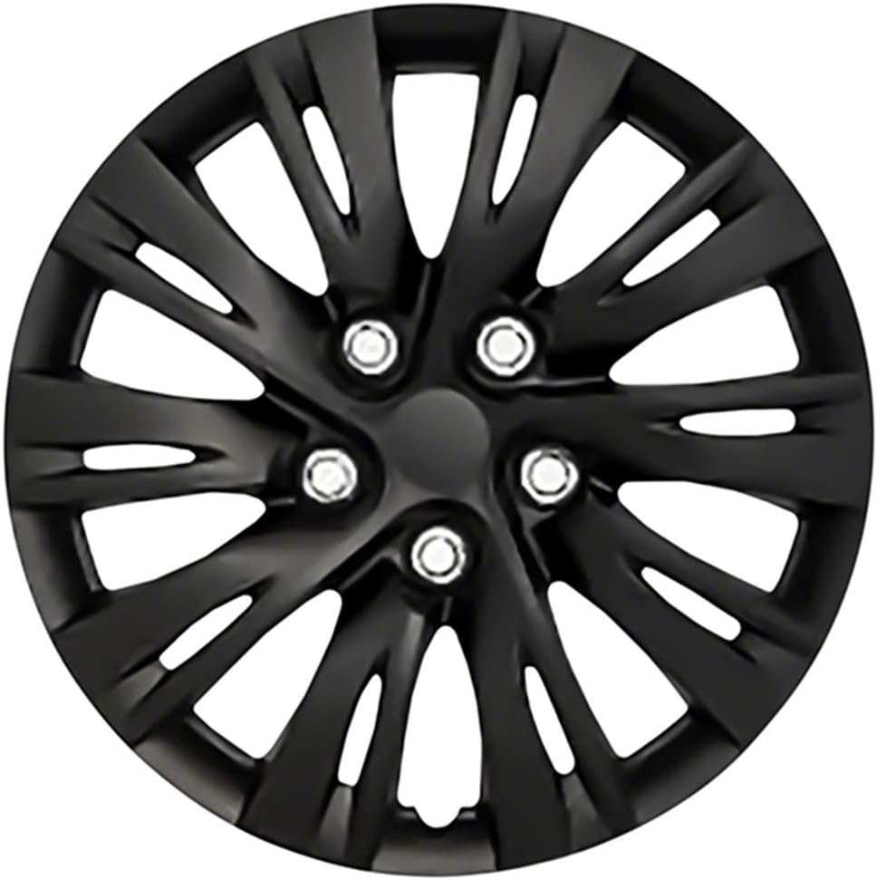 Set of 4 15 10 Split Spoke Wheel Covers - Gloss Black