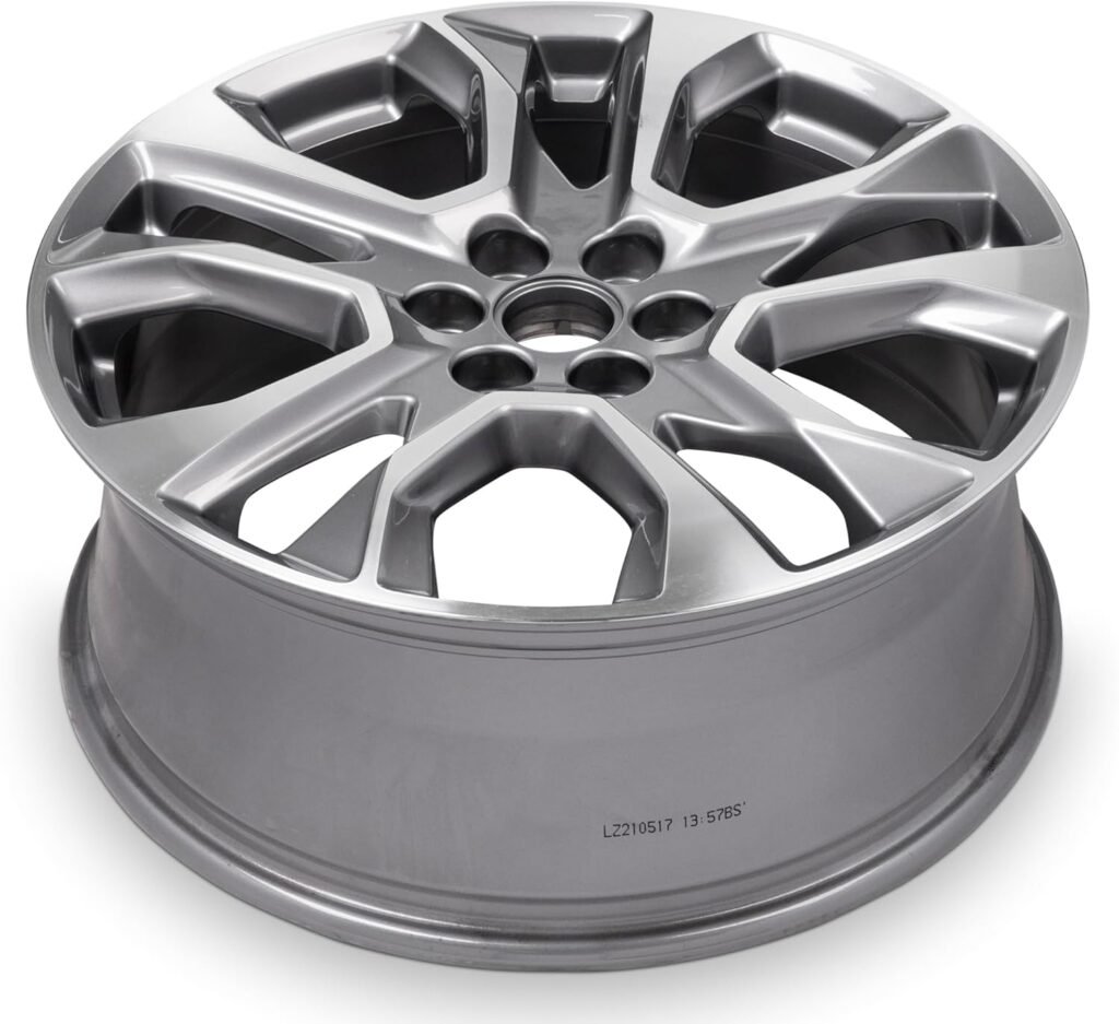 Compatible with 2020-2021 Chevrolet Traverse 20 Inch Machined Face with Painted Inlay Gray Alloy - New OEM Rim - Road Ready Car Wheel