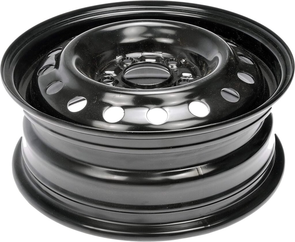 Dorman 939-239 15 x 5.5 In. Steel Wheel Compatible with Select Hyundai Models, Black