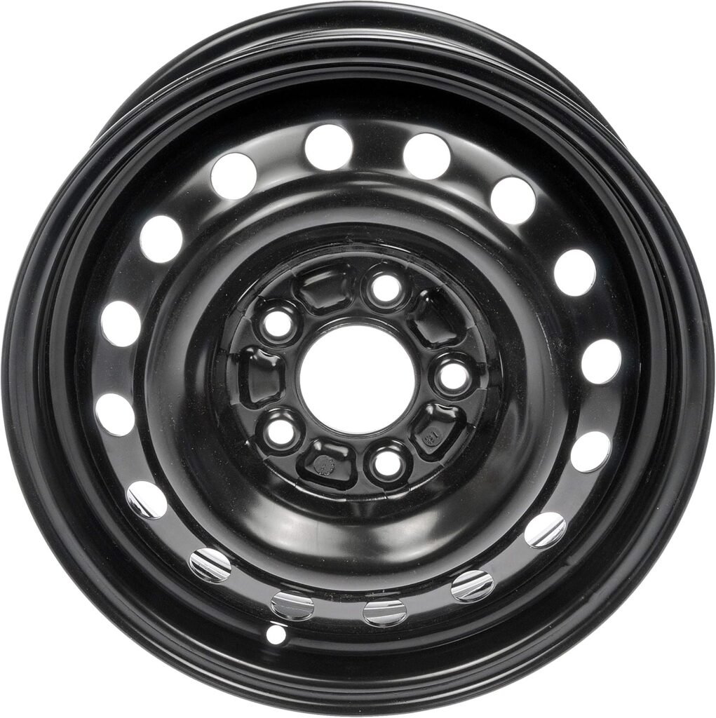 Dorman 939-239 15 x 5.5 In. Steel Wheel Compatible with Select Hyundai Models, Black