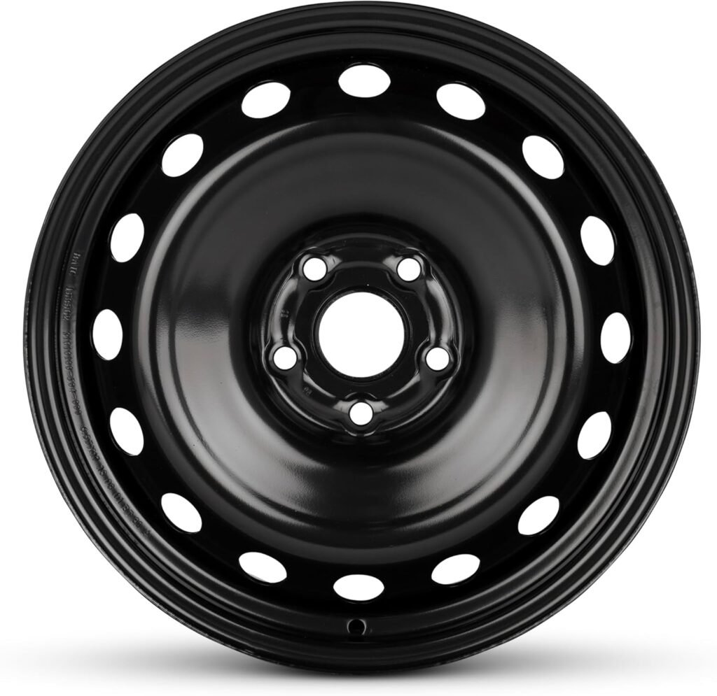 For 2007-2024 Toyota Camry 17 Inch Painted Black Rim - OE Direct Replacement - Road Ready Car Wheel